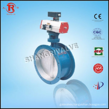 Worm Gear Soft Sealed Flange Butterfly Valve
